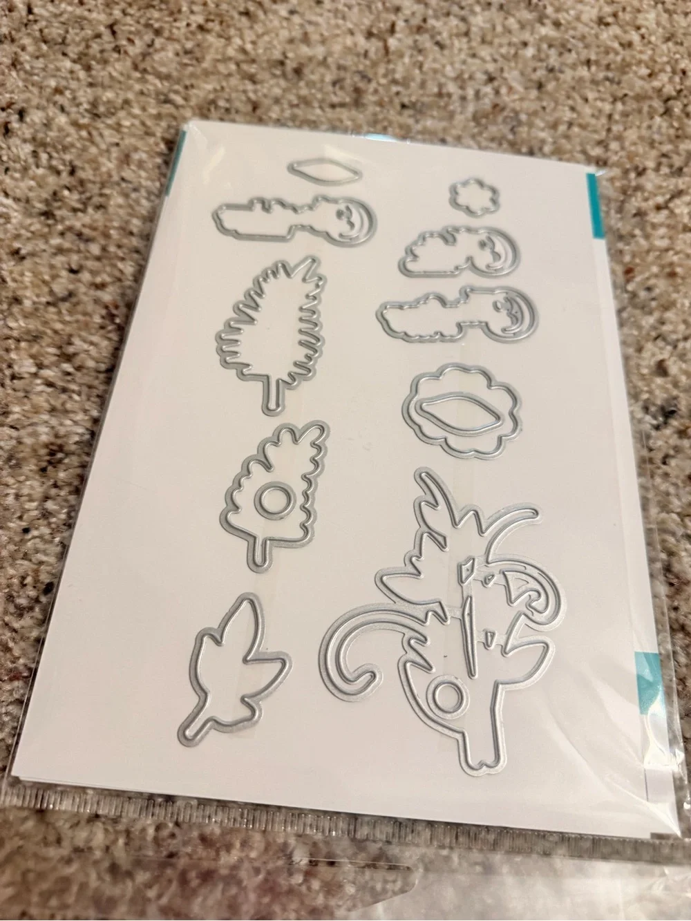 Assorted Craft Cutting Dies, Stamps, Stencils and Embossing Folder